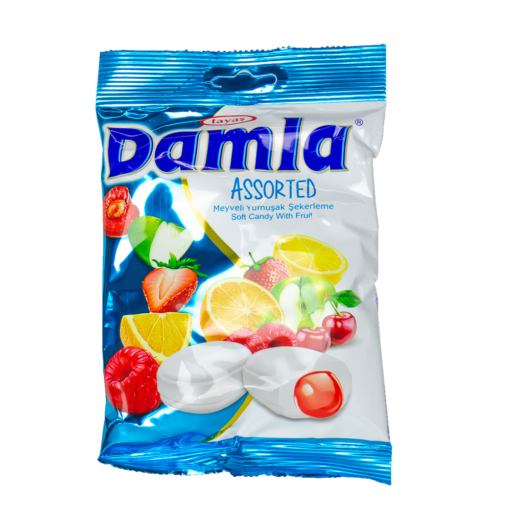 타야스 담라 소프트캔디 과일맛 75g